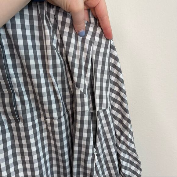 LAFAYETTE 148 Mariel Hampton Check Shirting Blouse S - Picture 10 of 10